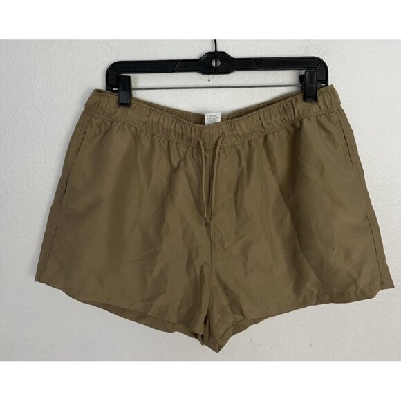 ASOS DESIGN swim shorts in super short length in stone Size L NWOT - Picture 3 of 13